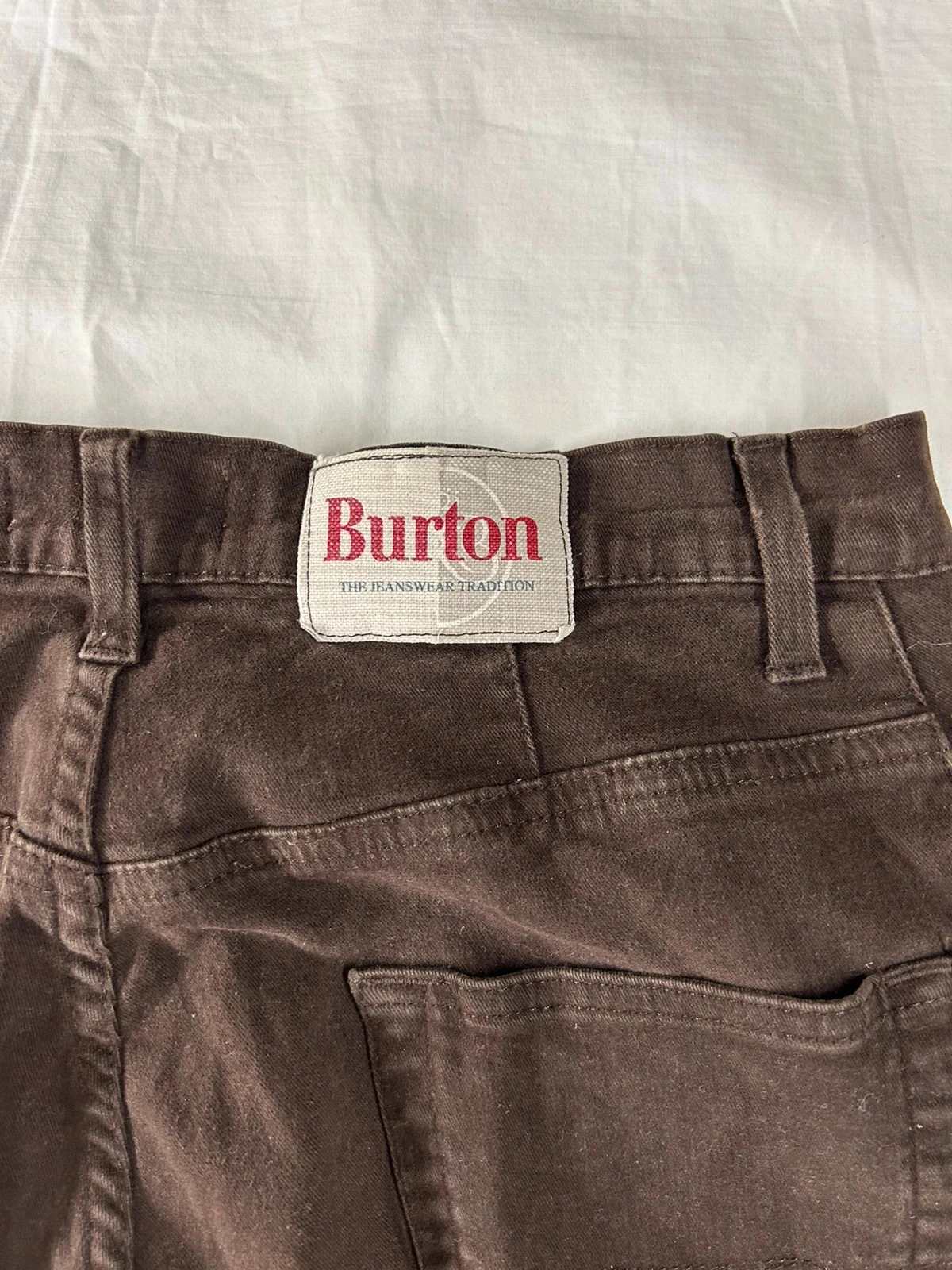 Bruine Burton skinny jean maat 40 – photo 12